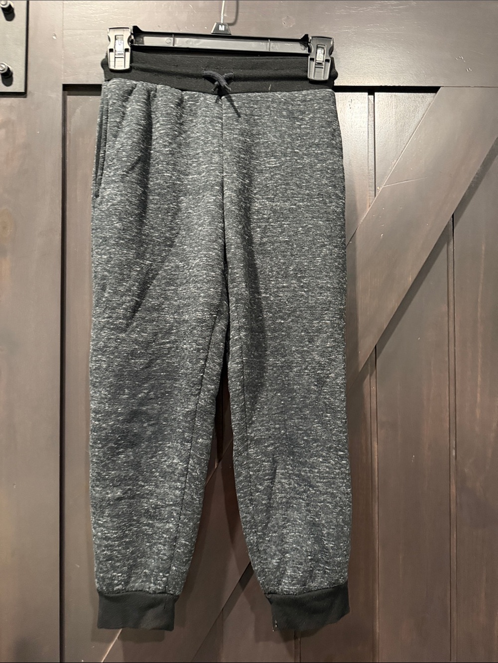 Arizona Jean Company Kids Gray Heather Jogger Sweatpants (fleece lined)